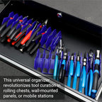 Cenfoge Plier Organizer, Plier Rack, Plier Holder and Cutter Organizer with Non-Slip Rubber Base, PlierOrganizer for Tool Box Drawer, 40 Slots, Tool Storage, Plier Rack (4 PC-Blue)