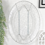 Plymor Stainless Steel Wall Mountable Tray and Platter Hanger, 14.25" H x 6.5" W x 0.875" D (for Trays or Platters 16" - 30"), Pack of 3