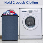 SNIGJAT Large Laundry Hamper, Tall Laundry Hamper with Sturdy Handles, Hampers for Laundry, Rectangular Dirty Clothes Hamper for Bedroom, Extra Large Laundry Basket for Clothes Toys, 80 L