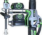 c2M Lawn Power Tool Organizer Wall Mount Rack Hanger for Leaf Blower (now compatible with EGO 530) and String Trimmer Weed Eater
