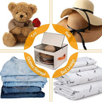 Upgraded Hat Storage Box for Women & Men,Closet Hat Boxes Organizer Bag with Dustproof Lids,Cowboy Hat Box,Hat Carrier Case For Travel