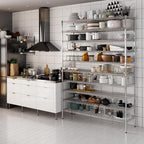 18" Deep x 60" Wide x 86" Height Wire Shelving Kit | 10-Tier | NSF Commercial Storage Rack Unit