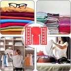 Shirt Folding Board, T Shirt Clothes Folder Board Laundry Sorter Helper Liner - Shirts Folding Boards Laundry Organizer Easy and Fast for Kid and Adult - Foldable Tool for Home Storage