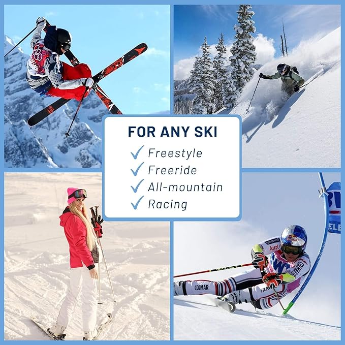 Hang 11 Ski Wall Mount - Ski Display Wall Mount, Minimalist Hardwood Hangers, Decorative Holders to Hang, Vertical Storage Rack for Garage, Showcase your Favorite Pastime