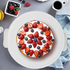 Large Cake Carrier with lid and Handle, Multipurpose Cake Stand with Lid for 11" Cake, Pie, Plastic Cake Container