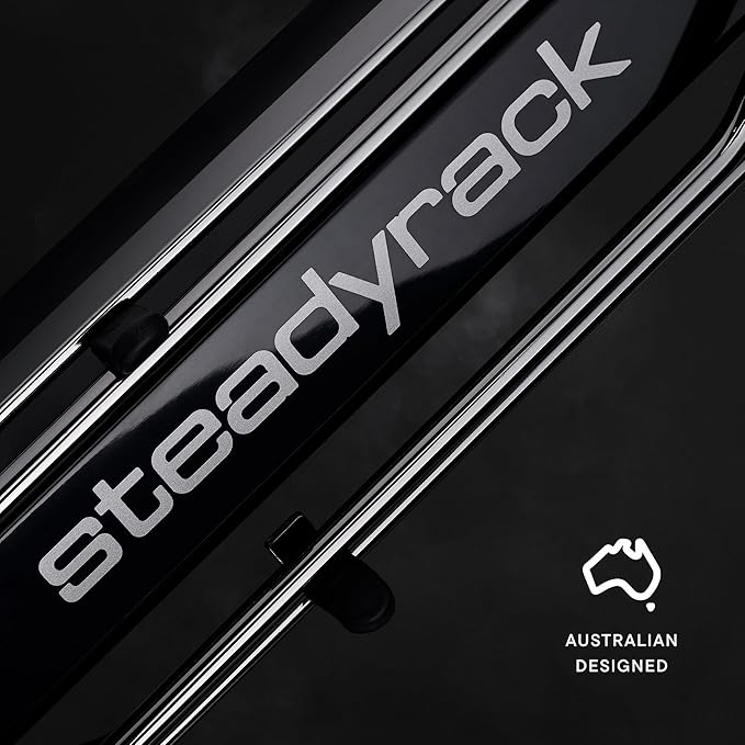Steadyrack ProFlex Narrow Bike Rack - Vertical Wall Mount Bike Storage for Home - Roll-In Roll-Out System - Space-Saving Pivot - Fits Road, BMX, Gravel, Fender and More - Includes GearMate SteadySpine