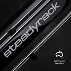 Steadyrack ProFlex Narrow Bike Rack - Vertical Wall Mount Bike Storage for Home - Roll-In Roll-Out System - Space-Saving Pivot - Fits Road, BMX, Gravel, Fender and More - Includes GearMate SteadySpine