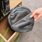 The upgraded pop-up laundry basket features a breathable side pocket mesh design, making it ideal for rooms, apartments, dormitories, travel, business trips, and children's storage(1, Gray)