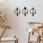 Three-Piece Knife, Fork and Spoon Kitchen Hook - Metal Wall Hanging, Modern Kitchen Artwork, Practical Hook for Home, Gift for Women/Mom