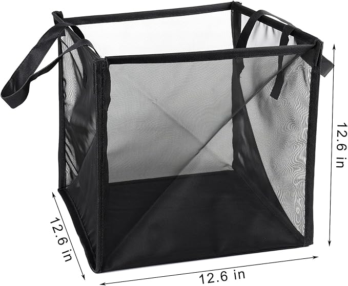SOUJOY 4 Pack Popup Laundry Hamper, Collapsible Mesh Laundry Baskets with Handles, Foldable Clothes Hamper, Easy to Open, Portable for Laundry Storage, Kids Toy, College Dorm or Travel