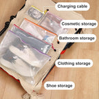 EOOUT 64pcs Mesh Zipper Pouch Bags, 8 Sizes Plastic Bags, 15 Colors Waterproof Pouches with Slide Fastener for Organization, Multipurpose for Travel, School Supplies, Office and Home Organization