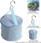 48 Pack Plastic Clothes Pins Heavy Duty Outdoor for Hanging Clothes, Colored Clothespins Clips with Springs Clothes Drying Line Pegs with Mesh Clothes pin Bag，Crafts Picture Clips Food Package Clips