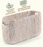 Toilet Paper Storage Basket, Toilet Paper Holder with Storage for Up to 8 Rolls, Rattan Bathroom Accessories