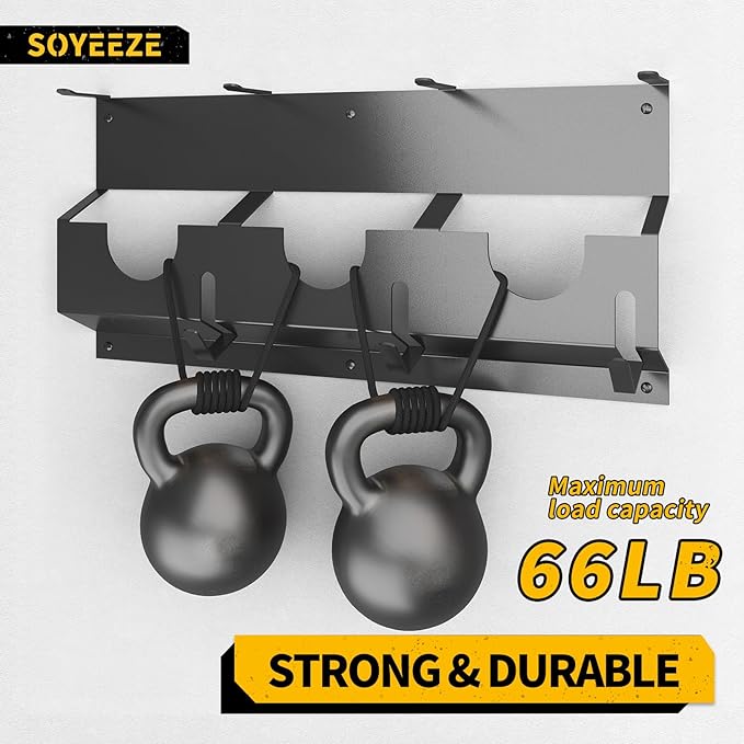 SOYEEZE Angle Grinder Holder, Angle Grinder Tool Stand for Milwaukee/Dewalt 2 Pack, 6 Bay Tool Storage Rack, Wall Mount Bracket for Cutters Polishers, Garage and Workspace