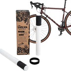 SELVA Rack - Wooden Wall Mount for Bicycle. in Different Sizes and 3 Colors: Natural, Black and White (White, 11" 13/16)