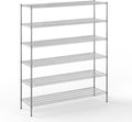 21" Deep x 72" Wide x 86" Height Wire Shelving Kit | 6-Tier | NSF Commercial Storage Rack Unit