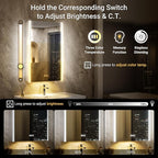 60x32 Lighted Medicine Cabinet Mirror with Magnifying & Night Lamp, 155° Soft-Close Hinge, Surface or Recessed Medicine Cabinet with Lights & Outlet, GFCI,Time Display& Inner Light,Hardwired