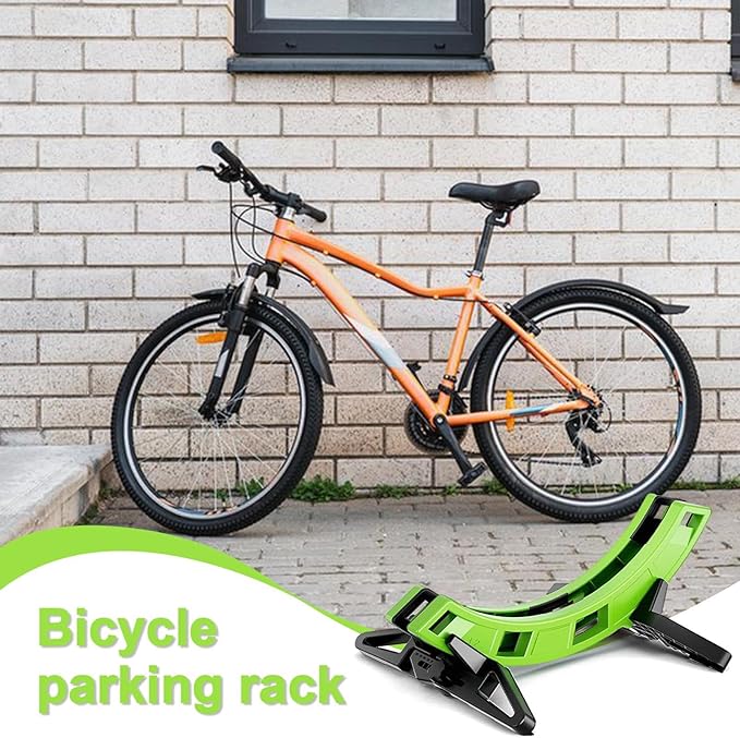 Bike Floor Stand - Adjustable Indoor Bike Display for Home | Scooter and Bicycle Parking Holder, Metal Construction, Space Saving Design, Ideal for Garage, Apartment or Workshop Storage