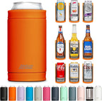 DUALIE 3 in 1 Insulated Can Cooler - 15+ Colors - Universal Size for 12 oz Cans, Slim Cans, and Bottles