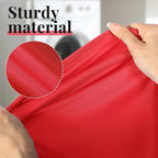 Woanger 12 Pack 28 x 45 Inch Extra Large Laundry Bags Bulk Washable Travel Laundry Bag with Drawstring Closure Large Dirty Clothes Organizer for College Dorm Home Hotel Camping(Red)