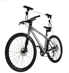 Bike Hanger - Overhead Hoist Pulley System with 100lb Capacity for Bicycles or Ladders - Secure Garage Ceiling Storage by Rad Sportz