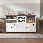 Semoic White Lateral File Cabinet with Lock, 2 Drawer Rolling Filing Cabinet for Home Office, Mobile Storage Cabinet with Open Shelves & Sliding Door, Fits Legal/Letter/A4 Files, Herringbone Design