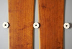 Grassracks Nubbins - Birch Flush Ski Wall Mount & Snowboard Wall Mount - Ski Rack & Snowboard Rack (Birch - 10 Nubbins)
