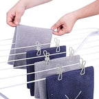 30 Pack White Chip Bag Clips for Food - PVC 2 Inch Coated Sealer for Sealing Food - Paper Holder, Clothesline Clip for Laundry Hanging, Kitchen Bags, Multipurpose Clothes Pins