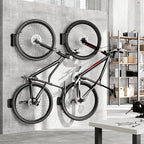 monTEK Swivel Bike Wall Mount – 2 Pack Garage Bike Hanger & Space-Saving Vertical Bike Rack for Garage & Apartment, Sturdy Bike Storage Hook Holds 66 lbs, Easy Installation & Scratch-Proof Design