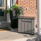 LIFETIME Outdoor Storage Cube Deck Box for Package Delivery, Patio Furniture Cushions, Garden Tools, Pool Accessories, 25 Gallon