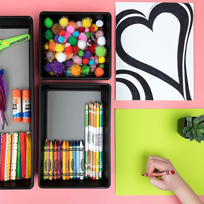 Drawer Organizers 3-Size | Office Kitchen Desk Junk Drawer Organizer | Organization and Storage Tray