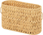 GRANNY SAYS Toilet Paper Storage, Bathroom Storage Basket, Toilet Paper Basket for 6 Mega Rolls, Toilet Paper Holder with Storage, Wicker Basket for Bathroom Accessories