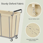 Large laundry hamper with Wheels, 2 Bag 360L Big Rolling Laundry Basket Sorter Cart, Extra Large Laundry Clothes Hamper, Heavy Duty Laundry Basket Organizer for Laundry Room,Bathroom