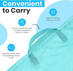 Large Mesh Laundry Bags - Heavy Duty with Handles & Drawstring - Machine Washable Net Laundry Sacks for College Dorm, Camp, Travel, Bedding & Clothes Storage (Teal)