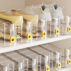 Shoe Slots Organizer for Closet, Shoe Stacker Organizer Double Layer Stack Shoe Rack, Shoe Display Shelf 50% Space Saver Storage Holder for Closet, 20PACK