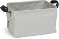 Brabantia - Foldable Laundry Basket - Compact Storage Box - Water Resistant Coating - Multi-Functional - Laundry Hamper - Bathroom - Collapsible - Grey - 9 Gal