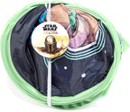 Jay Franco Star Wars The Mandalorian The Child Pop Up Hamper - Mesh Laundry Basket/Bag with Durable Handles - Features Baby Yoda Grogu (Official Star Wars Product)