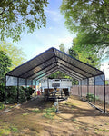 GarveeLife 20'x25'x13' Metal Carport for 2 Cars, Heavy Duty Car Ports with Reinforced Frame, Tall Metal Car Ports for Bass Boats, Full-Sized Pickup Trucks, and Tractors