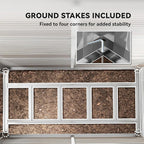 Outsunny 4.6' x 9' Steel Outdoor Storage Shed, Waterproof Lean to Shed, Metal Garden Tool House with Foundation Kit, Lockable Doors, Gloves and 2 Air Vents for Backyard, Patio, Lawn, Brown