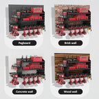 Power Tool Organizer Wall Mount with Charging Station, 8 Outlet Heavy Duty Metal Garage Tool Storage Rack, 23 Inch 3 Tier Shelves for Workshop & Garage Organization