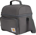 Carhartt Camping Cooler, Worksite Lunchbox, Soft Shell Lunch Bag for Construction Sites, Work and Everyday Use, Gray