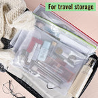 EOOUT 14pcs Zip Pouch Organizers, Mesh Bags with Zipper, 8 Sizes 14 Colors, Waterproof, for Travel, School, Office & Home