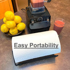 Horizontal Countertop Paper Towel Holder (Black)