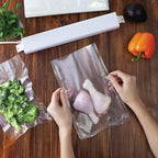 Houseables Vacuum Sealer Bags, Vacuum Sealer Rolls, Food Saver Bags Rolls, 11 Inch, Vac Seal, Sous Vide, Food Storage, Freezer, Sealing, Machine, Cooking, Air Sealable, BPA Free, Heavy Duty 11x16, 6PK