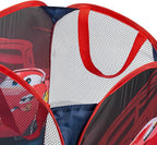 Disney Pixar Cars Pop Up Hamper - Lightning McQueen Racecar Mesh Laundry Basket/Bag with Durable Handles - Storage for Clothes and Toys