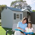 Lifetime 6446 Outdoor Storage Shed, 8 x 15 Foot, Desert Sand