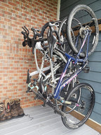 StoreYourBoard Bike Storage Rack, 4 Bike Racks for Garage, Solid Steel Extra Heavy Duty BLAT Bike Rack - Garage Wall Mounted Bicycle Storage, Up to 200lbs, 32-inch