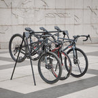 CXWXC 3 Bikes Stand Rack - Portable Bike Storage Parking Racks Indoor/Outdoor -Saddle Nose Bicycle Stand for Parking Mountain Road Hybrid Bike