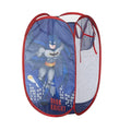 Batman Pop-Up Hamper with Durable Carry Handles, Kids Laundry & Room Storage Organizer, 21”H x 13.5”W x 13.5”L, Blue
