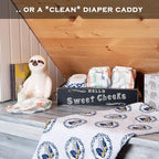 MAINEVENT Hello Sweet Cheeks Bathroom Decor Box, One Box with Design on 2 Sides Farmhouse Bathroom Decor Toilet Organizer
